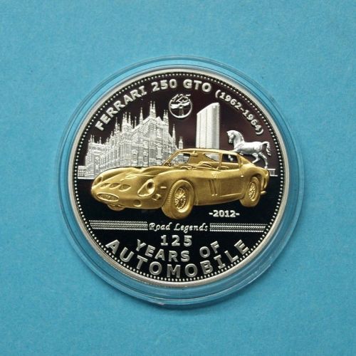 Palau 2012 5 Dollars Automobile Ferrari 250 GTO PP