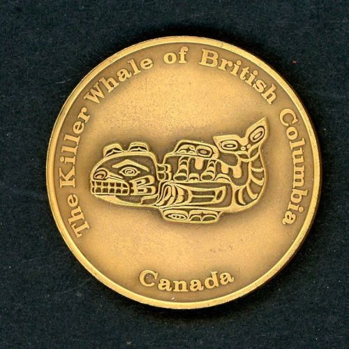 Kanada Medaille Killer Whale of British Columbia, Bronze