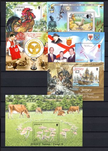 Jersey Lot Blöcke aus 2005 postfrisch