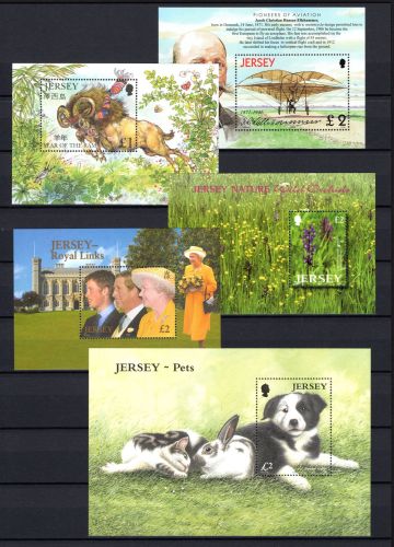 Jersey Lot Blöcke aus 2003 postfrisch
