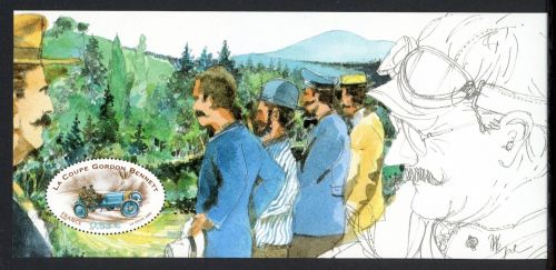 Frankreich MiNr. Block 47 postfrisch Gordon Bennett, im Folder