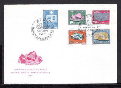 Schweiz MiNr. 742-746 Ersttagsbriefe/ FDC Pro Patria