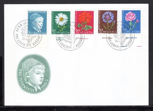 Schweiz MiNr. 786-790 y Ersttagsbriefe/ FDC Pro Juventute