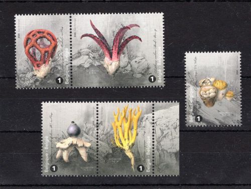 Belgien MiNr. 5008-5012 postfrisch Pilze