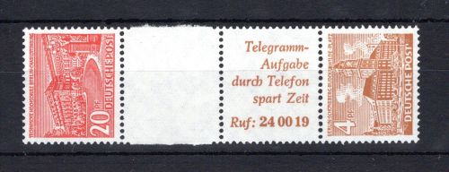 Berlin Zusammendruck MiNr. SZ 51 postfrisch ungefaltet