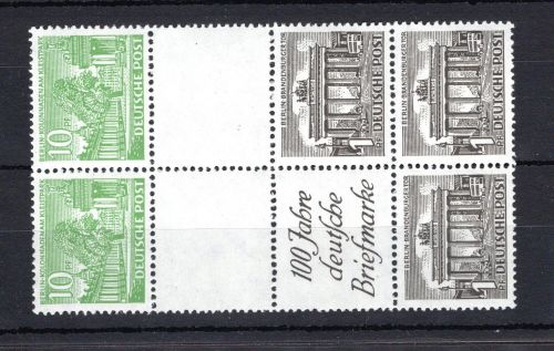 Berlin Zusammendruck MiNr. SZ 1 A + SZ 2 A postfrisch ungefaltet