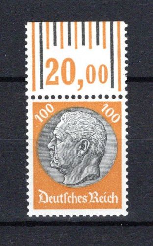 Deutsches Reich MiNr. 495 W OR postfrisch ungefaltet