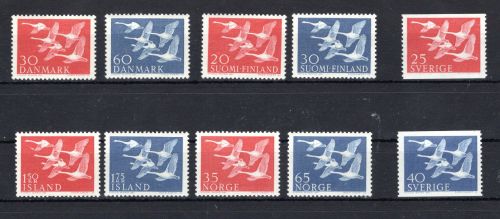 CEPT Norden MiNr. Jahrgang 1956 postfrisch