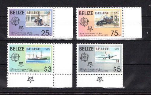 Belize MiNr. 1303-1306 postfrisch 50 Jahre CEPT