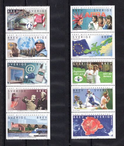 Schweden MiNr. 2162-2171 postfrisch 2 5er Streifen