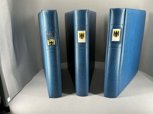 Lindner Ringbinder Blau REGULAR 1104-B mit Signette (3 St.) gebraucht