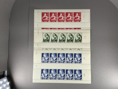 Saarland Kleinbögen MiNr. 351-353 postfrisch Marianisches Jahr