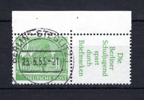 Berlin Zusammendruck MiNr. W 21 Vollstempel ungefaltet, geprüft Schlegel