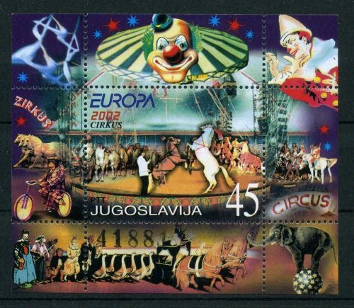 Jugoslawien Block MiNr. 53 postfrisch Cept 2002