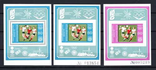 Bulgarien MiNr. Block 42 A/B + 43 postfrisch Olympischer Kongress