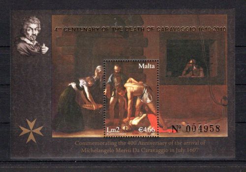 Malta MiNr. Block 38 I postfrisch Caravaggio