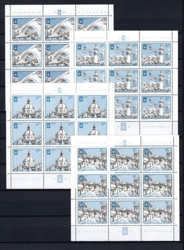 Jugoslawien Kleinbögen MiNr. 1950-1953 postfrisch