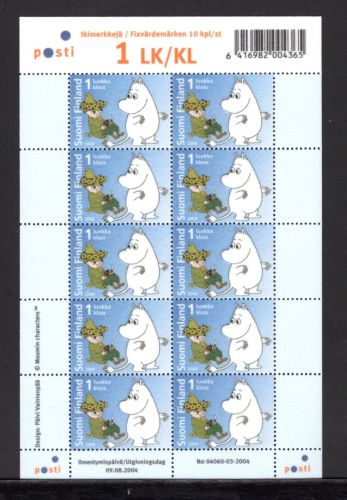 Finnland Kleinbogen MiNr. 1715 postfrisch Mumins