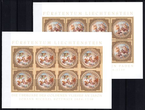 Liechtenstein Kleinbögen MiNr. 1555-1556 postfrisch Das goldene Vlies