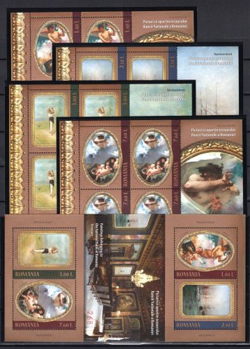 Rumänien MiNr. Block 490-494 postfrisch Kunst