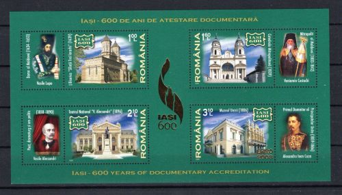 Rumänien MiNr. Block 434 I postfrisch 600 J. Iasi