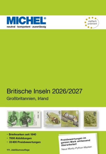 Michel Katalog Britische Inseln 2026/27 (E 13) 6086-2 Neu