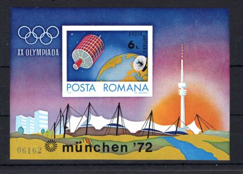 Rumänien MiNr. Block 98 postfrisch Olympiade 1972 München