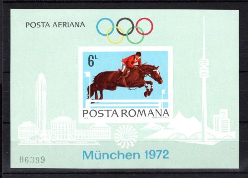 Rumänien MiNr. Block 94 postfrisch Olympiade 1972 München
