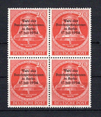Berlin 4er Block MiNr. 118 postfrisch ungefaltet