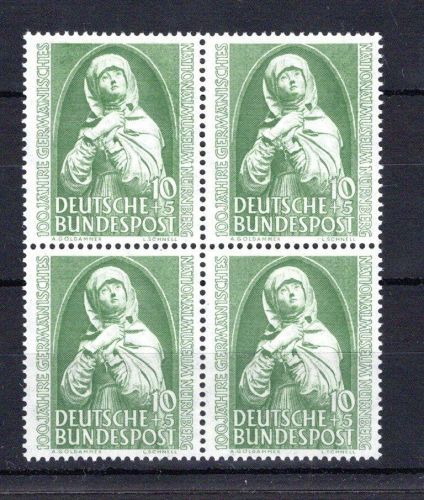 Bund 4er Block MiNr. 151 postfrisch Madonna, ungefaltet