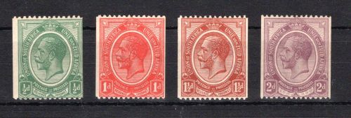 Südafrika MiNr. 2-5 C Falz König Georg V.