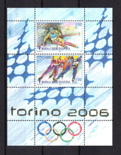 Bosnien Herzigowina MiNr. Block 28 I postfrisch Olympiade 2006 Turin