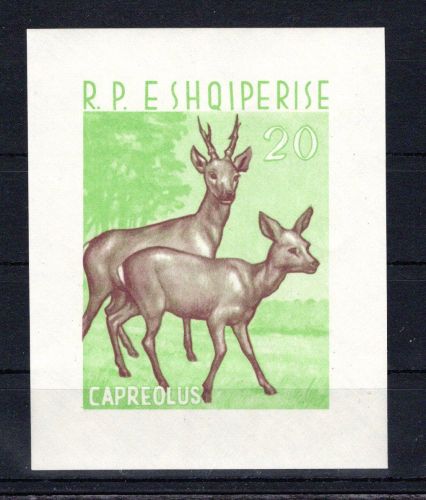 Albanien MiNr. Block 16 postfrisch Rehe, Wildtiere