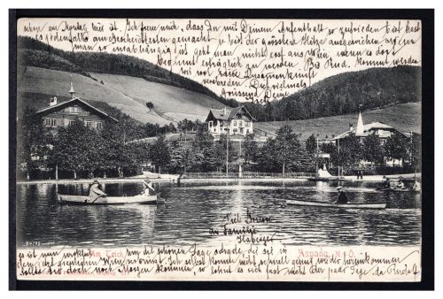 AK Aspang, Nieder-Österreich 1905 Am Teich
