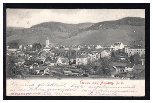 AK Aspang, Nieder-Österreich 1902 Panorama