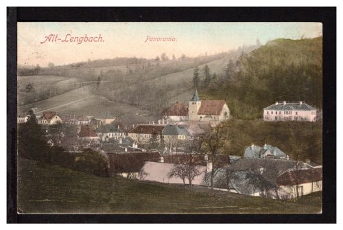 AK Alt-Lengbach, Nieder-Österreich 1908 Panorama, coloriert