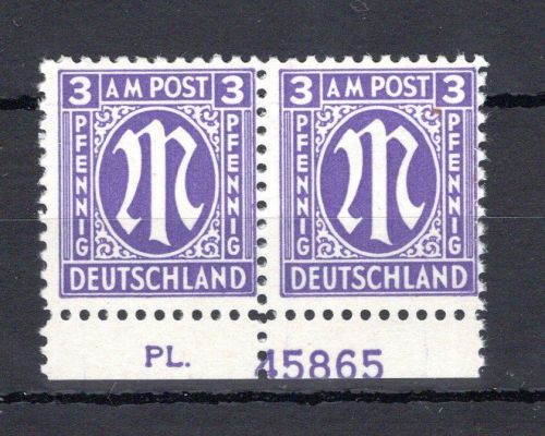 Bi-Zone MiNr. 1 z PL postfrisch ungefaltet