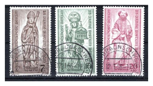 Berlin MiNr. 132-134 Gefälligkeitsstempel