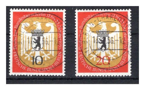 Berlin MiNr. 129-130 Vollstempel