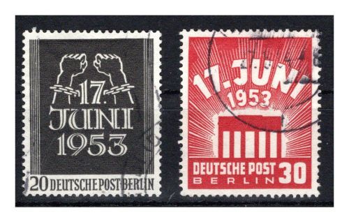 Berlin MiNr. 110-111 gestempelt