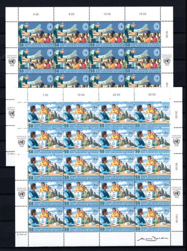UNO Wien Kleinbögen MiNr. 266-267 postfrisch Frieden