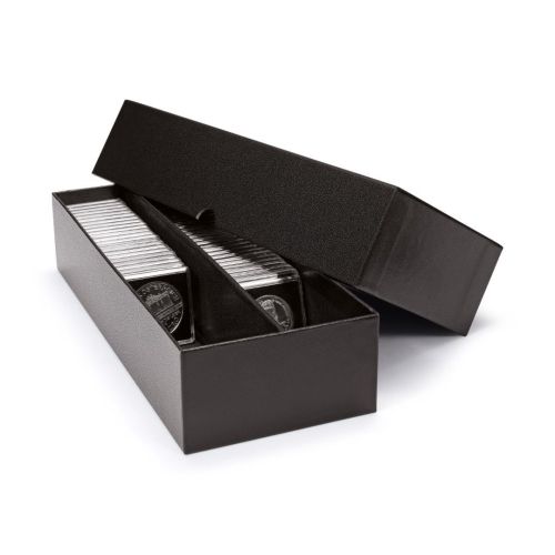 Leuchtturm Archivbox LOGIK für QUADRUM und Münzrähmchen, schwarz 364884 Neu