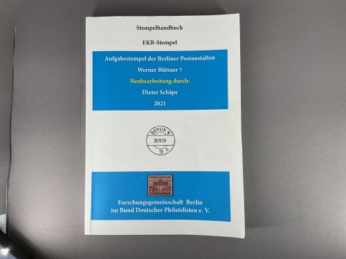 Forschungsgemeinschaft Berlin e.V. 2021 Stempelhandbuch EKB_Stempel gebraucht
