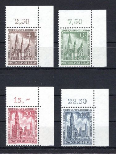 Berlin Eckrand oR MiNr. 106-109 postfrisch ungefaltet