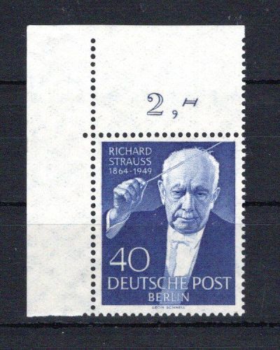 Berlin Eckrand ol MiNr. 124 postfrisch ungefaltet