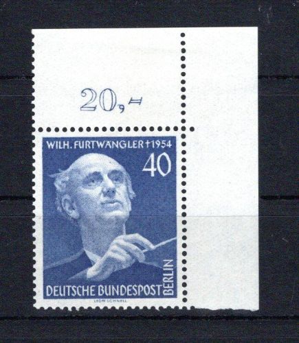 Berlin Eckrand or MiNr. 128 postfrisch ungefaltet