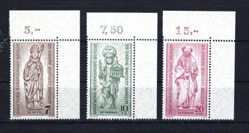 Berlin Eckrand or MiNr. 132-134 postfrisch ungefaltet