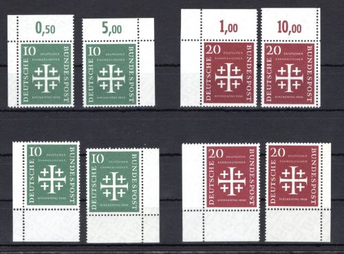 Bund alle Ecken MiNr. 235-236 postfrisch ungefaltet