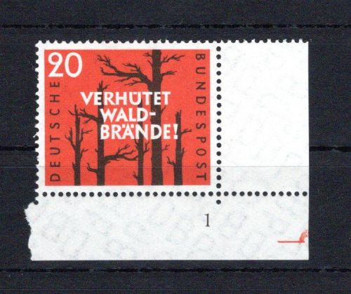 Bund Eckrand ur MiNr. 283 postfrisch Formnummer 1, ungefaltet