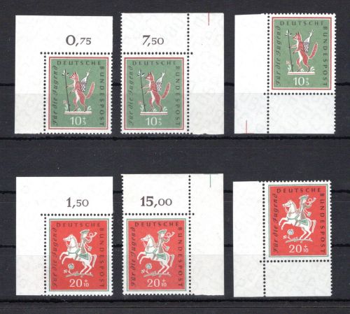 Bund Eckrand ol. or, ul MiNr. 286-287 (3) postfrisch ungefaltet